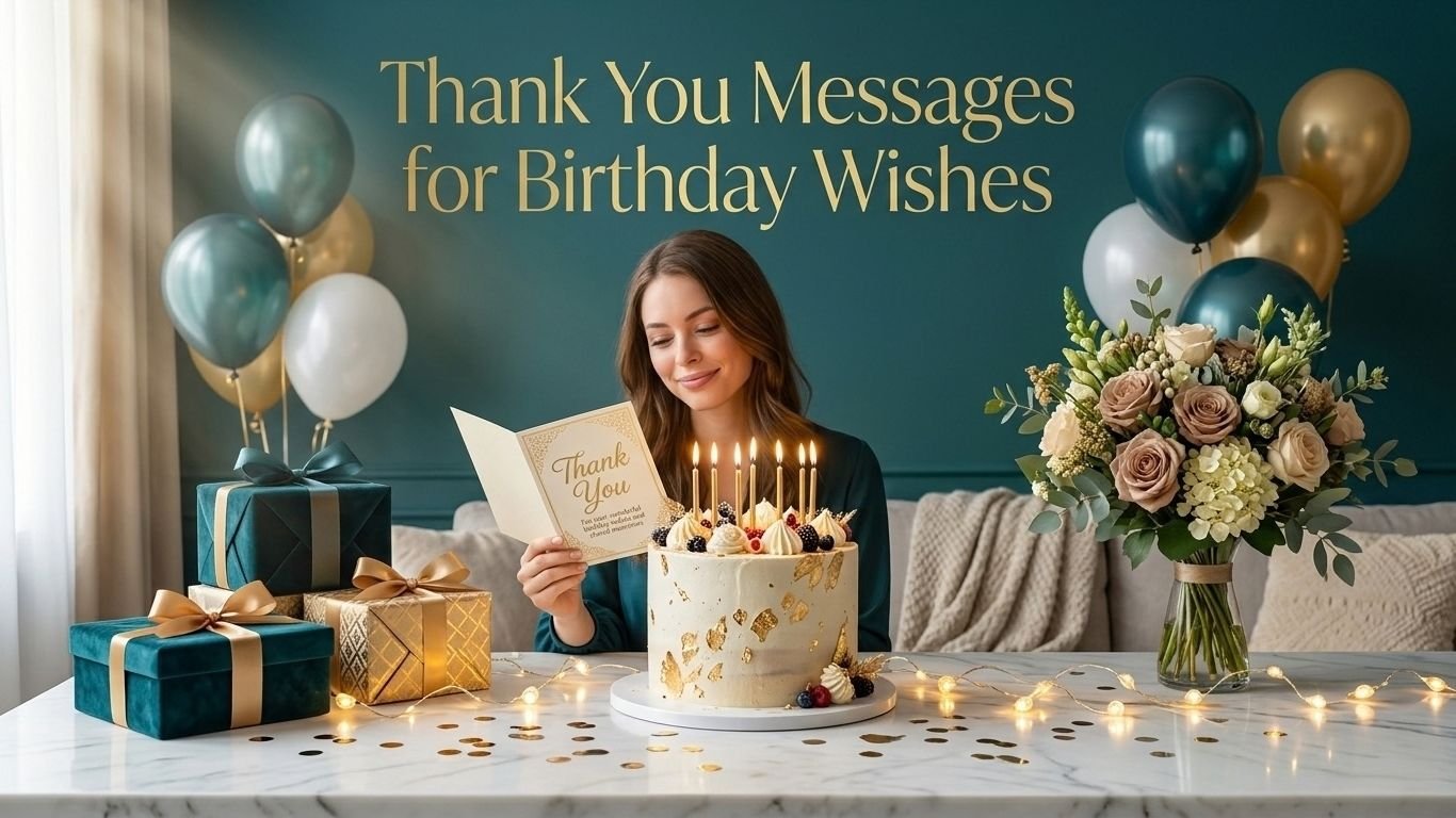 Thank You Messages for Birthday Wishes
