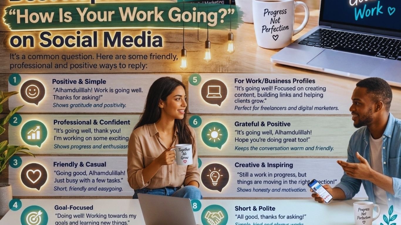 best-replies-to-how-is-your-work-going-on-social-media