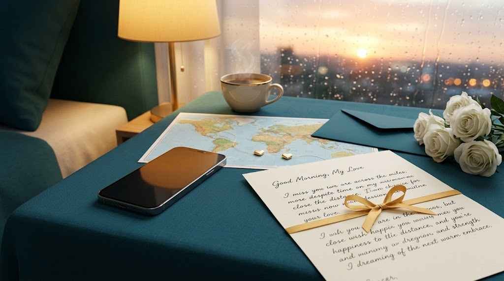 Which Long Good Morning Messages for Her Work in Long Distance Love?